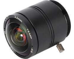 3.2mm Vaste Brandpuntsafstandlens CS-montage 12MP High Definition CCTV-cameralens Beveiligingscamera's Lens: