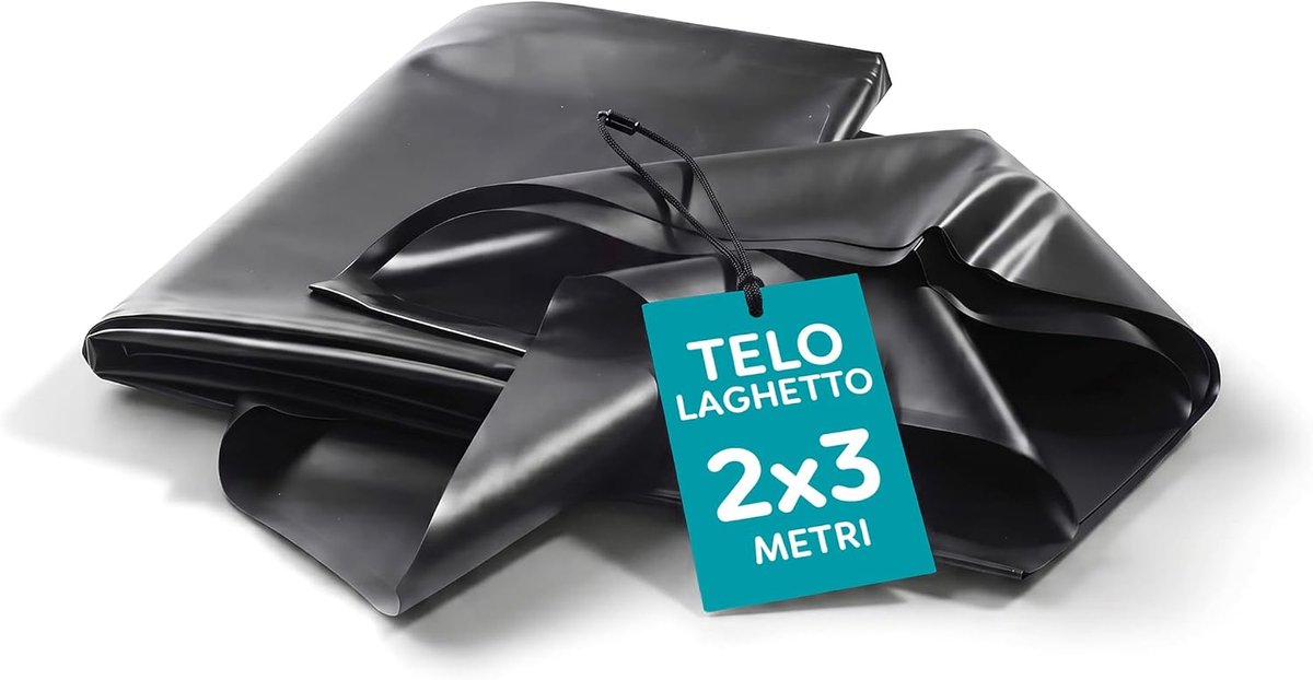 Tuinvijverfolie van versterkt pvc, kwaliteit, Made in Germany, 2 x 3 m, 0,5 mm
