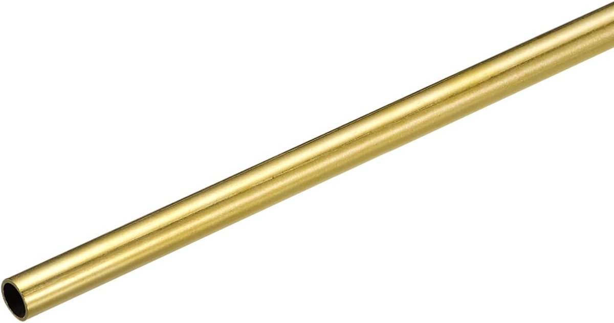 Messing buis 7 mm AD 0,5 mm wand dikte 250 mm lengte ronde buis slangen voor industriële doe-het-zelvers projecten