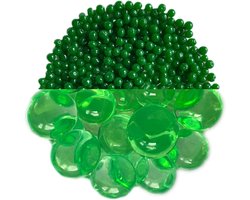 trendfinding 100 g watervasthoudende decokorrels groen, korrelgrootte 6-8 mm, decoratie voor bloemen en planten, 10 liter, zeer zuinig, veelzijdig gebruik