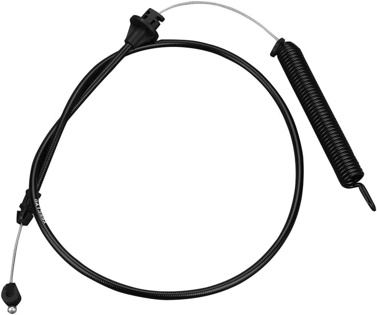 Compatibel met 175067 dek koppelingskabel voor Craftsman AYP Poulan onkruideter Ryobi 169676 532169676 532175067 21547184 grasmaaier (kabellengte: 45 inch, leidinglengte: 81,3 cm)