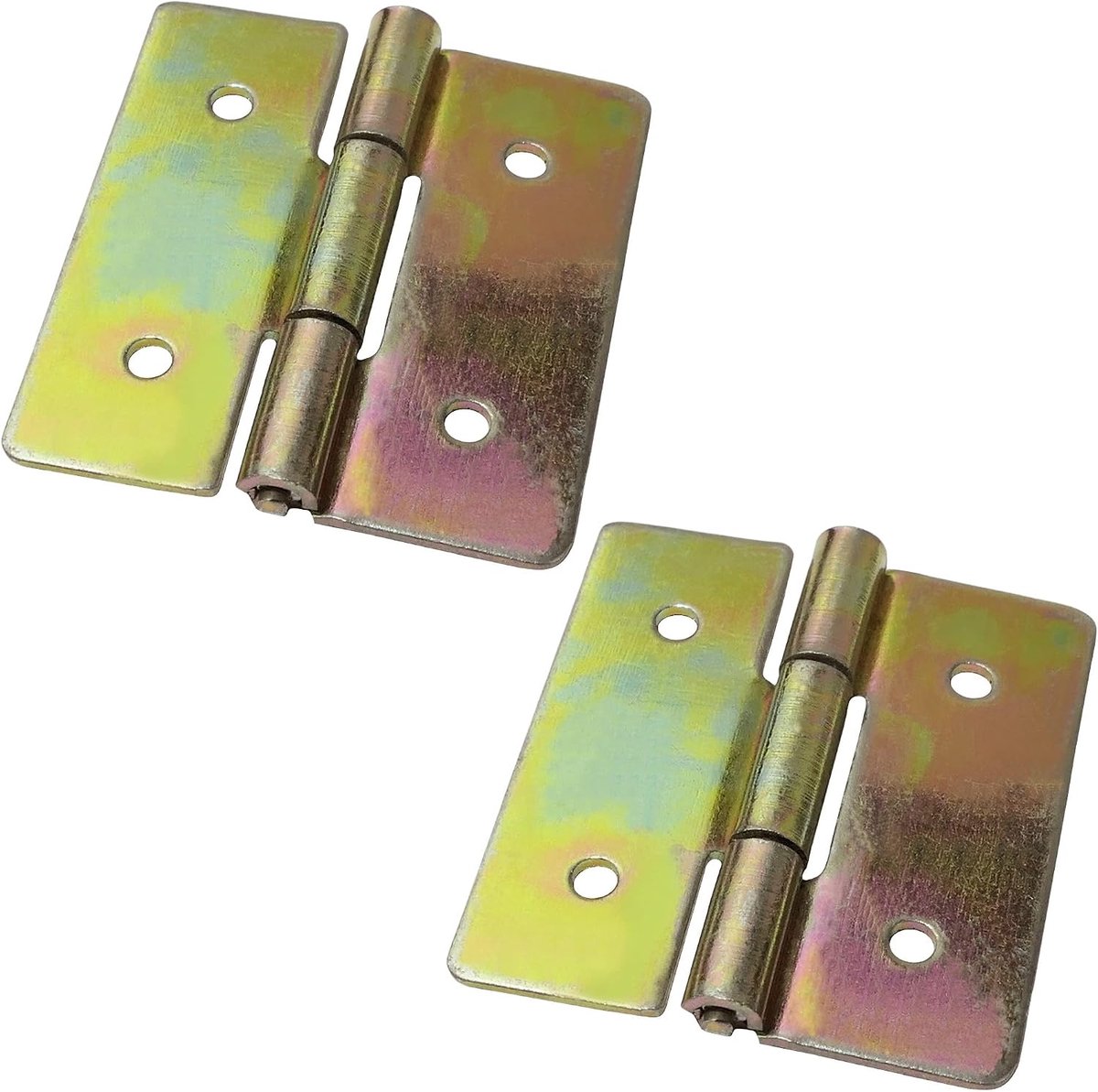 Scharnieren 20 x 17 x 0,5 mm - voor sieradenkistjesdeur, kastje, gereedschapskist, brievenbus - van verzinkt staal