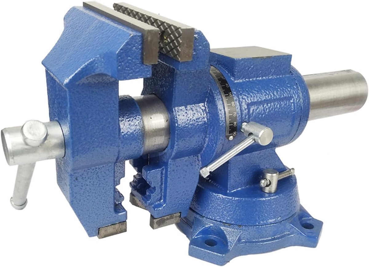 125 mm draaibare multifunctionele schroefstok 125 mm bankschroef professionele multifunctionele tafelschroefstok, aambeeld professionele bankschroef voor monteurs en ingenieurs