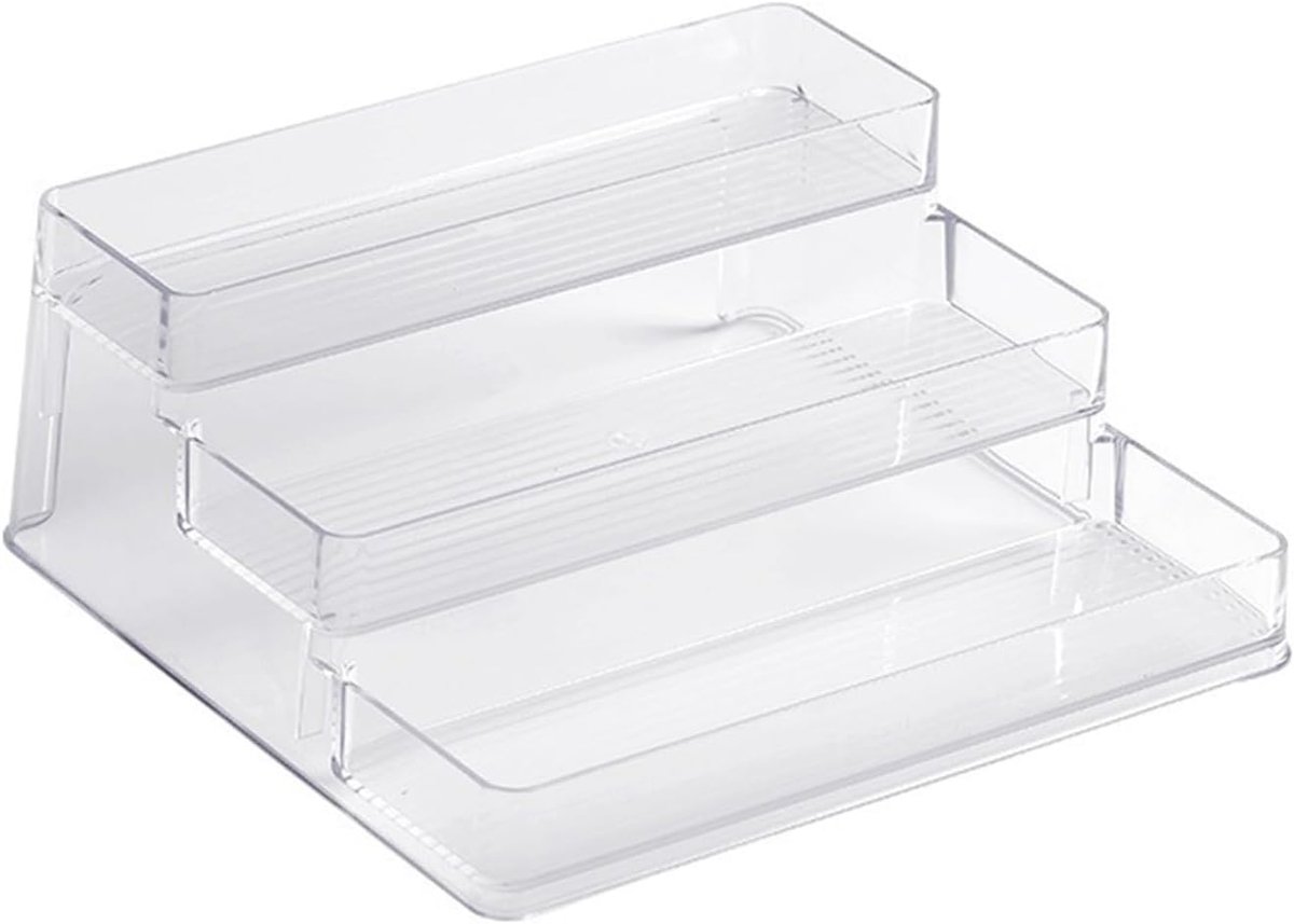 Organizer Houder Rack Plank 3 Tier Nagellak Houder Stand Multifunctionele Transparante Nagellak Display Rack Houder Stand voor Bureau