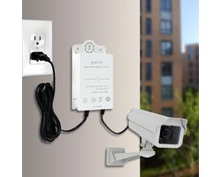 12V-2A Adapter - Mini UPS Batterijbackup - 3600mAh Capaciteit - Voor Buiten Camera's - SnelShoppen