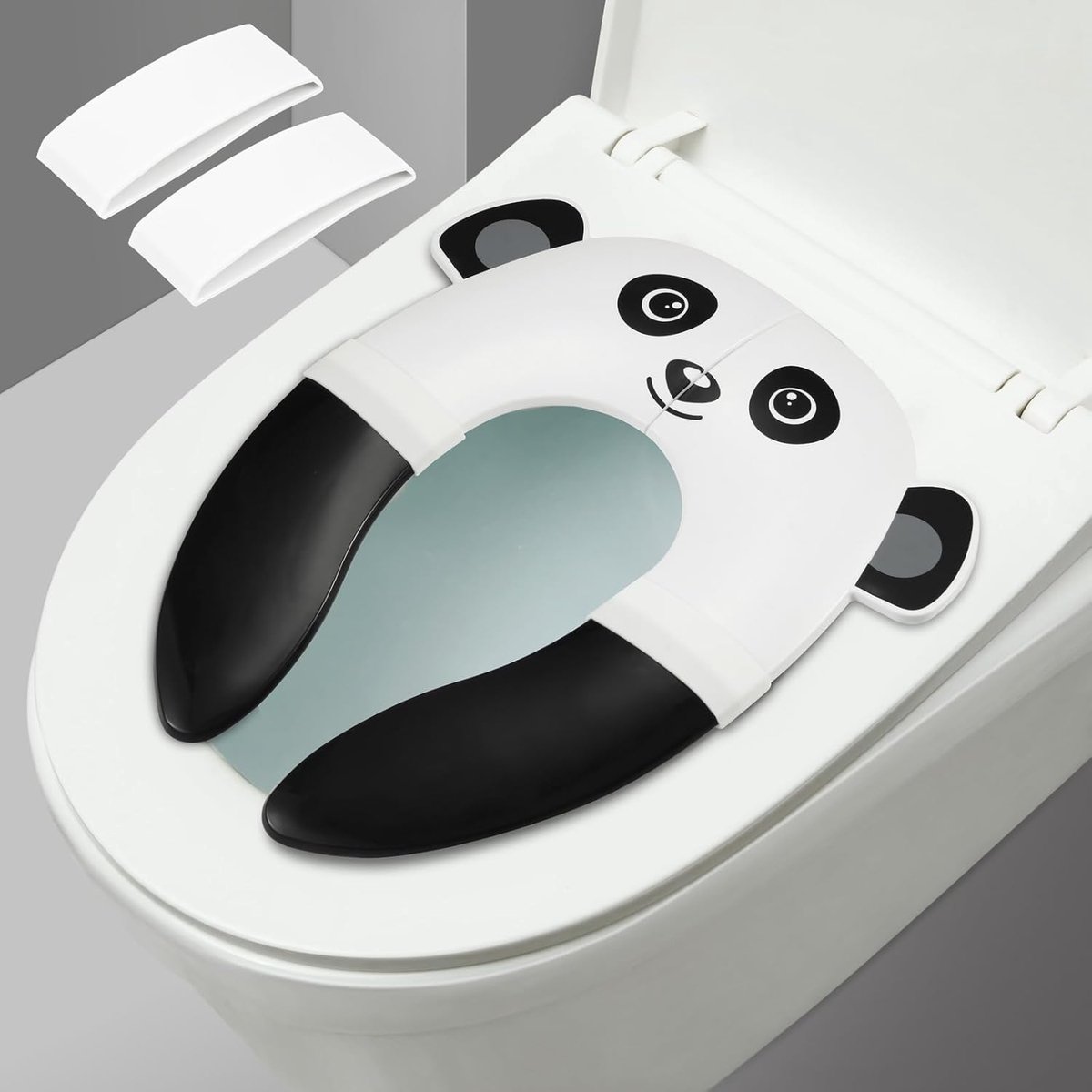 Toiletbrilhoes, opvouwbare reistoiletbril voor kinderen en zindelijkheidstraining, draagbare siliconen toiletbril voor peuters, jongens en meisjes met