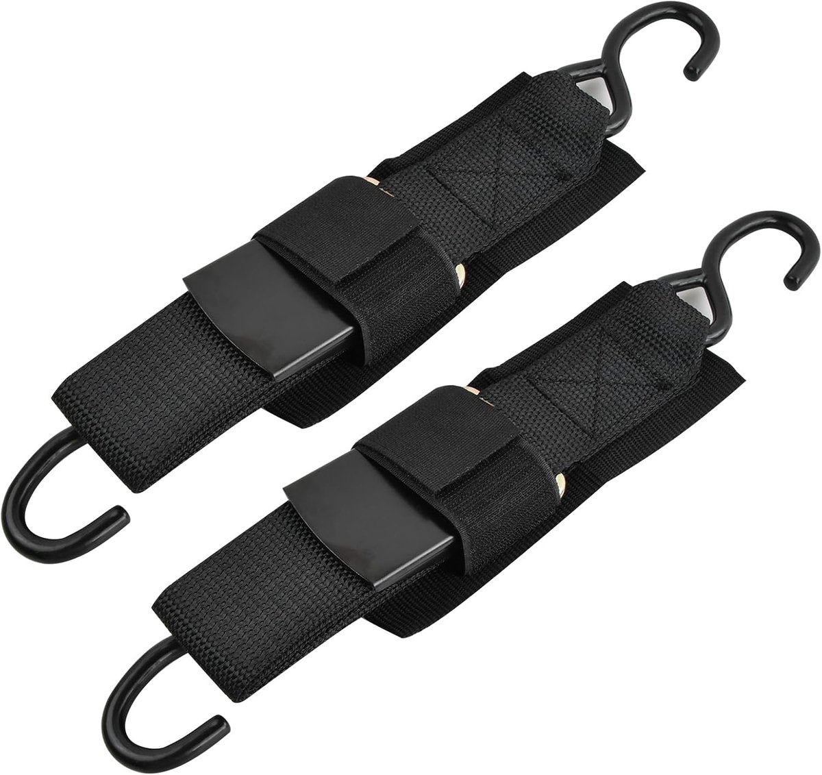 Spanbanden, bevestigingsriemen, verstelbare ratelbanden, voor transport, bouw, huisverplaatsingen, boten, aanhangwagens, 2 stuks