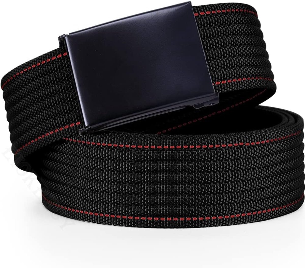 Riemen, casual outdoor kunststof riem voor mannen en vrouwen, verstelbare tactische riemen met snelsluiting metalen gesp, canvas riem
