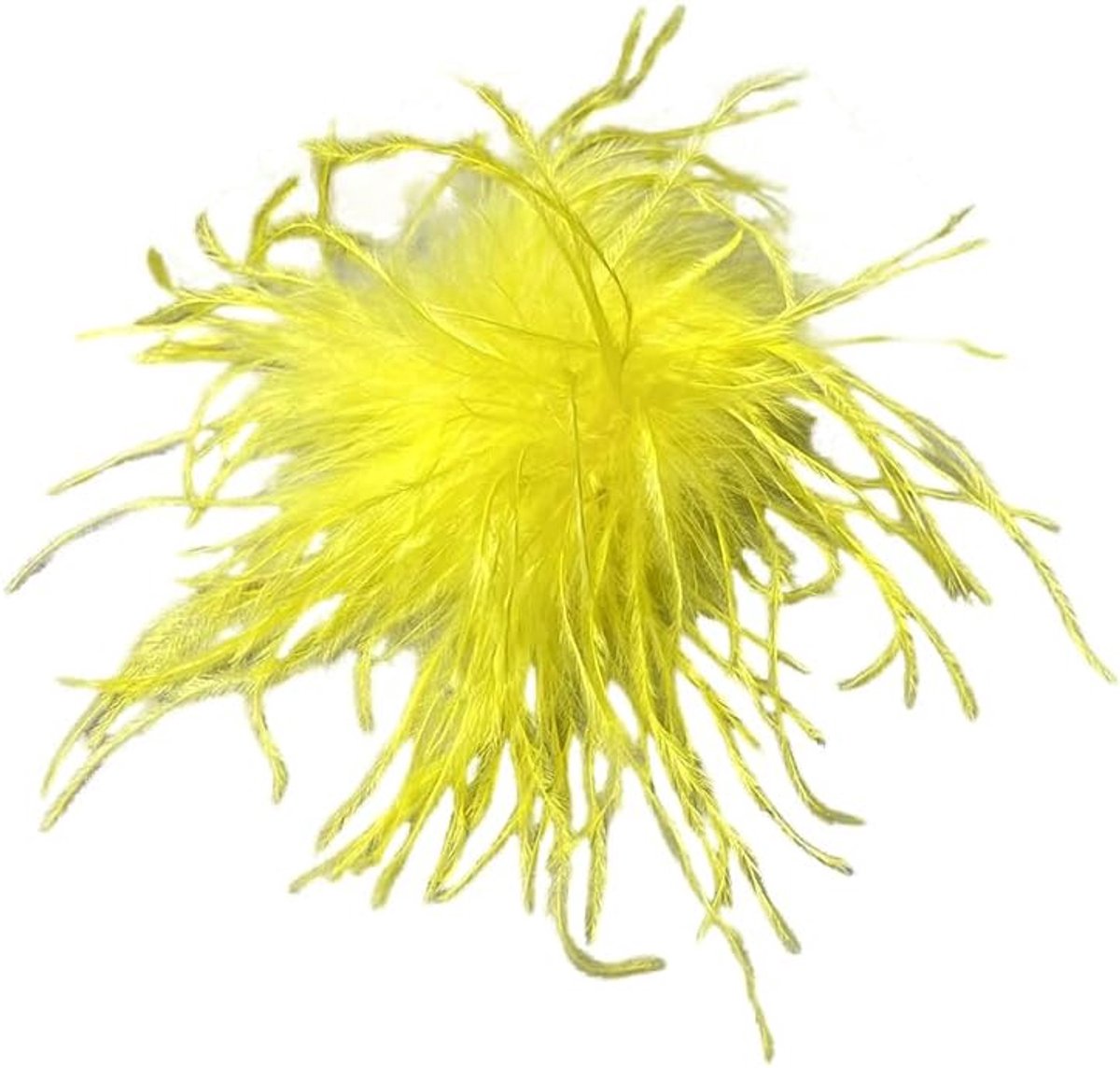 Broches voor dames en meisjes, natuurlijke struisvogelveer, pin met broches, kledingaccessoire, haaraccessoire, fascinators, hoofddeksel voor bruiloft, feest, festival, 1 Stücke, veer