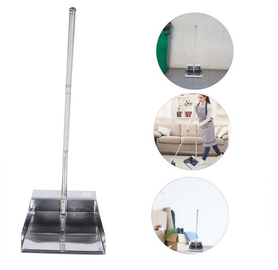 Dailygoods- Vuilnisschep Lichtgewicht - Tuinschep - Handschep - Roestvrij Staal - Praktische Opslag - Duurzaam Ontwerp - Afvalschep van Dailygoods — afbeelding 2