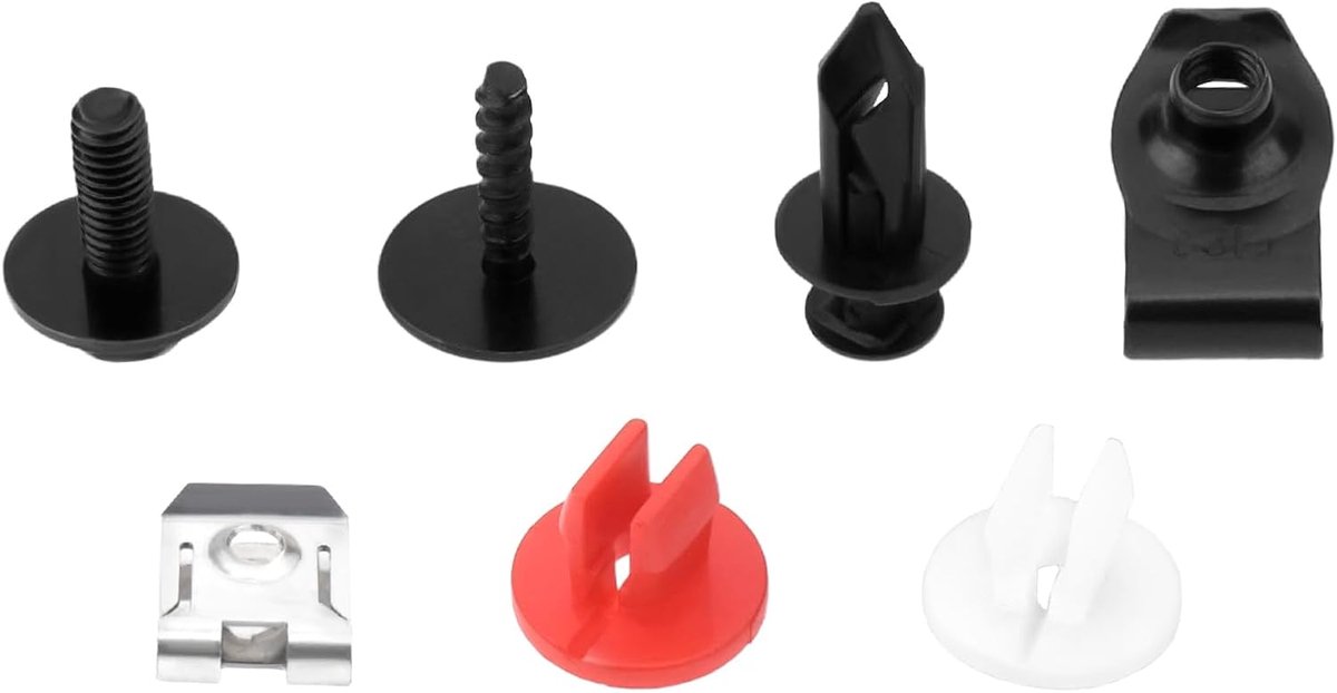 Moeren Clip Kit 1449533 1019377 Motor Onderbak Cover Clips Schroef Compatibel met Ford Fiesta Focus