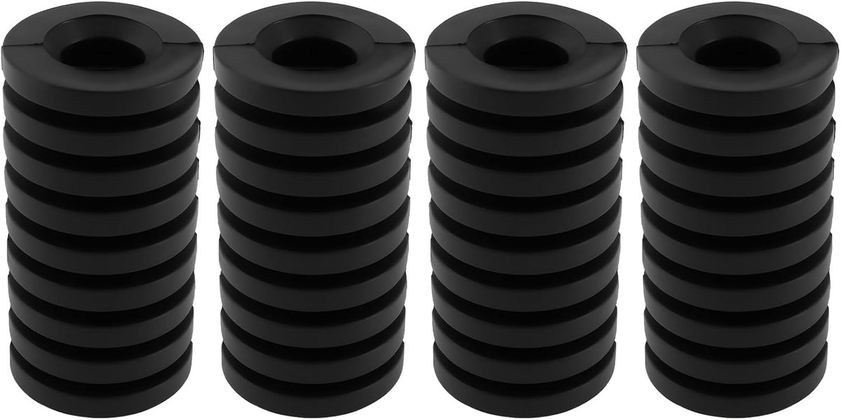4 Stks Motor Bike Gear Lever Rubber Mouw 40x20x8mm 543952 voor Motorfietsen Zwart