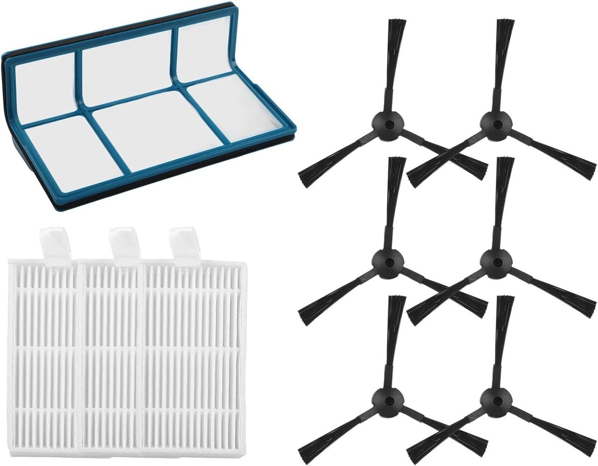 Filter Zijborstels Kit voor MEDION voor MD18500 MD18600 voor MD18501 MD16192 Vervangende Onderdelen
