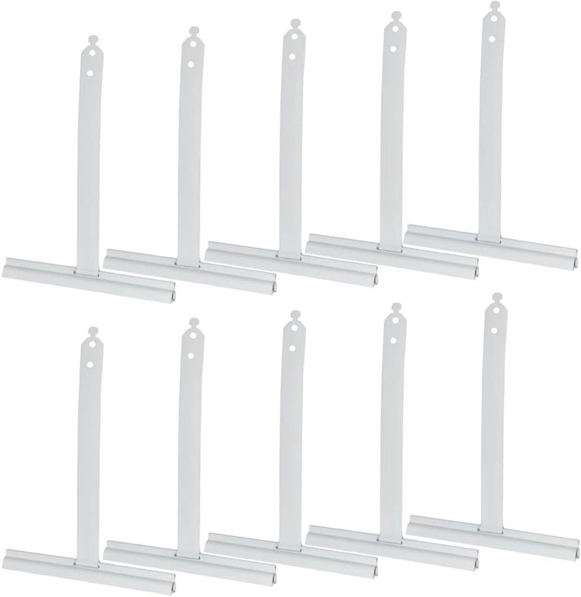 veer, maxi, 19 cm, bevestiging met stalen veren, veiligheidsveerhaken, jaloezieën, houder, ophanghaakjes, 190 mm (150 x 190 mm, stuks, 10)