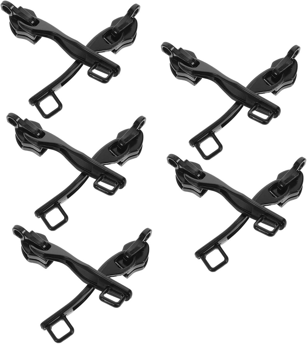 5 paar ritstrekkers metalen koffer vervanging bagage rits schuivers met slotgat voor reizen buitenshuis gladde trek