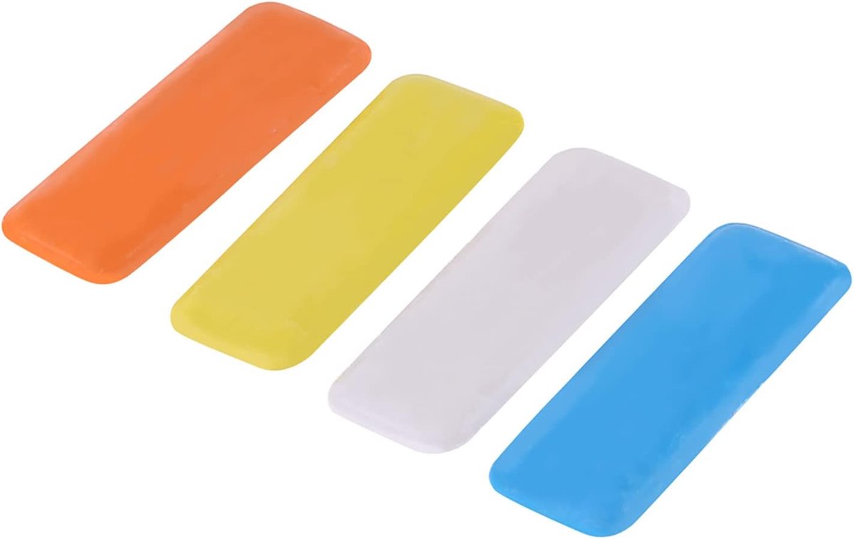 4 Dikke Wax Kleermakers Krijt Handgevoel Was Zeep Niet Plakkerig Heldere Tekenleiding Duurzaam 4 Kleuren Plastic Opbergdoos Diverse Kleuren