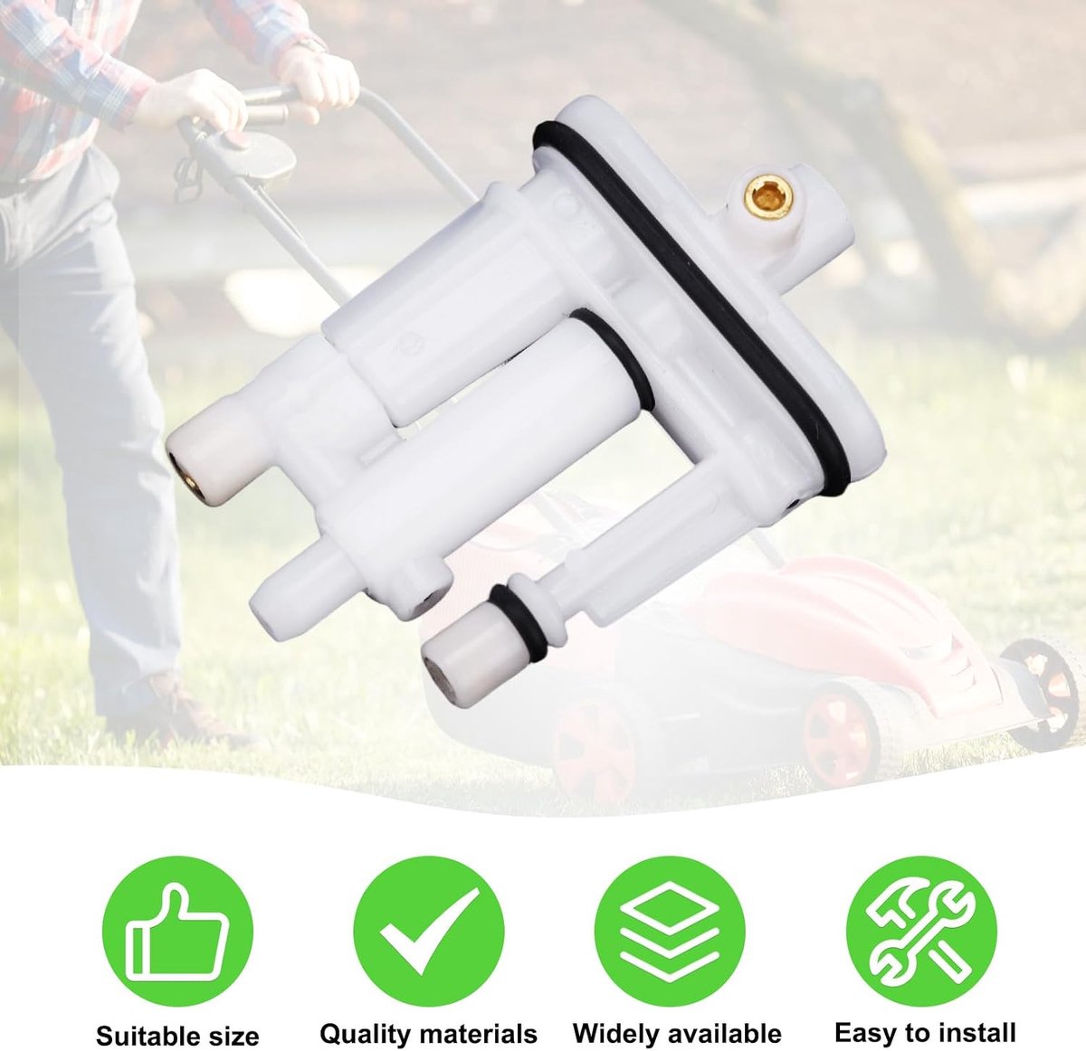 8st Hoofdsproeier Carburateur voor Briggs & Stratton 09P702 450E 592792 596521, Vervangingsonderdelen Grasmaaier en Tuinapparatuurmotor voor 09P702-0045-F1 09P702-0148-F1 09P702-0162-F1