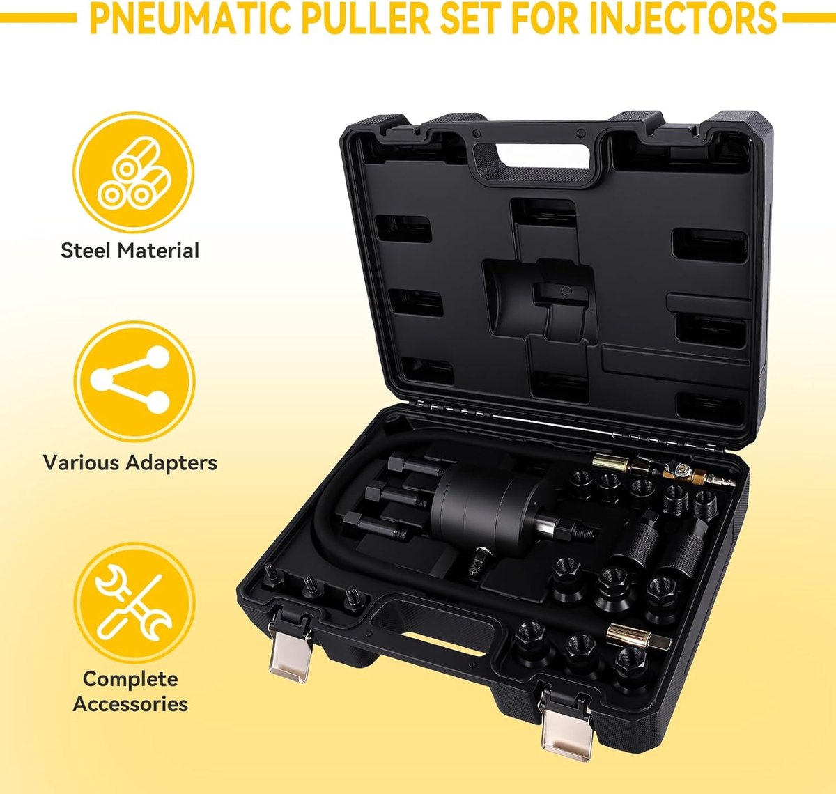21-delig diesel injectortrekker pneumatische injector