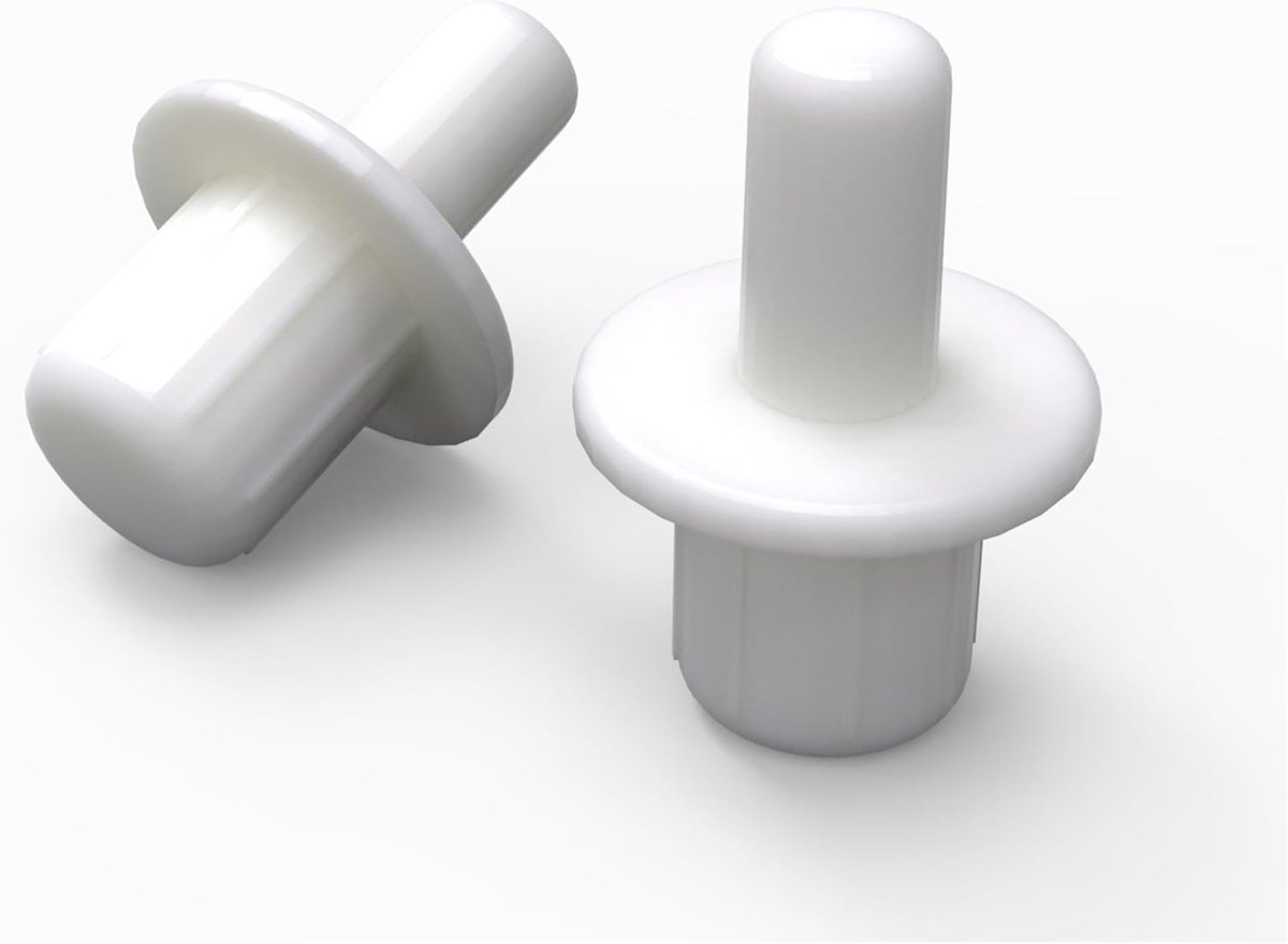 2 scharnierbouten voor vriesklep - compatibel met 00632231/00428473 Bosch Siemens Neff Constructa Balay Gaggenau vriezer & koelkast met vriesvak