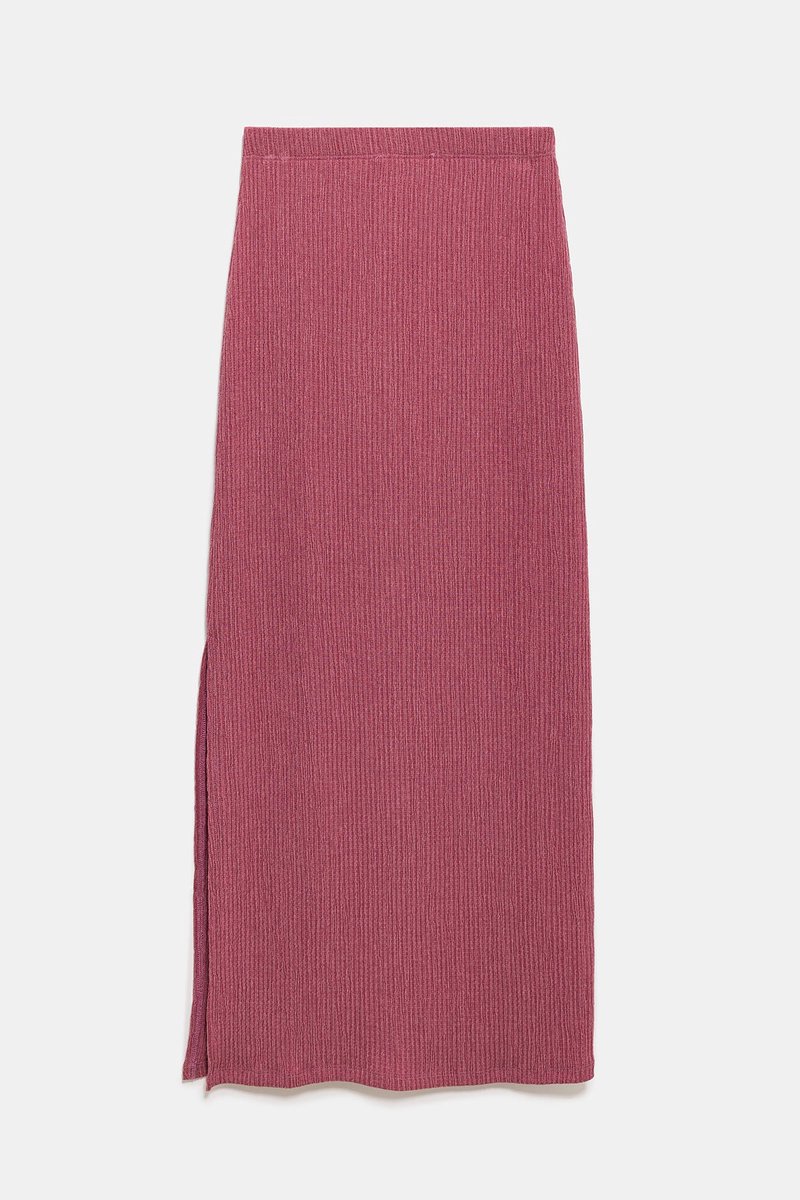 Jupe en coton texturé