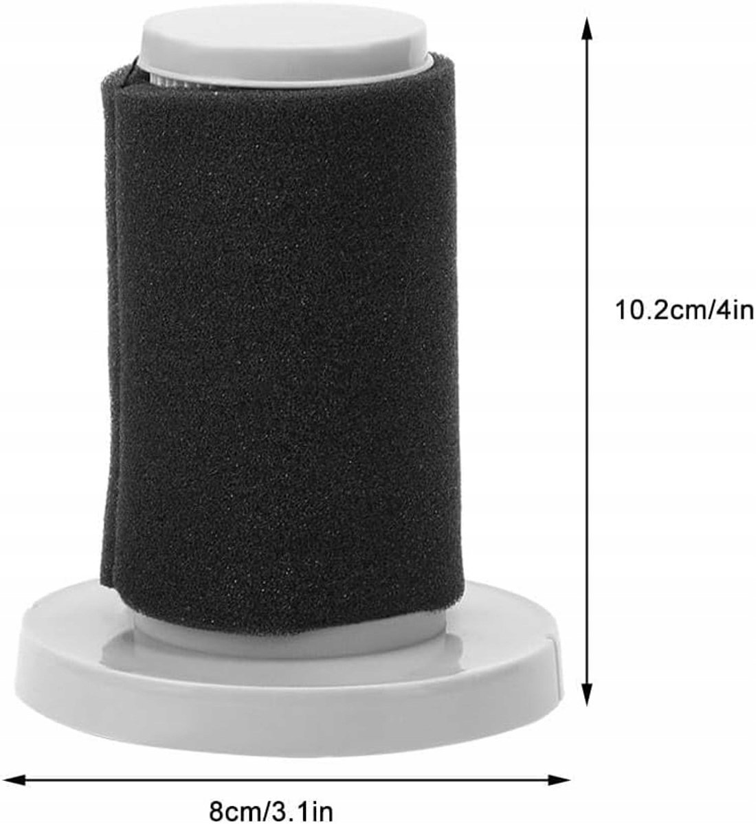 AreoSe - Stofzuigerfilter voor DEERMA DX700 DX700S - 4 stuks