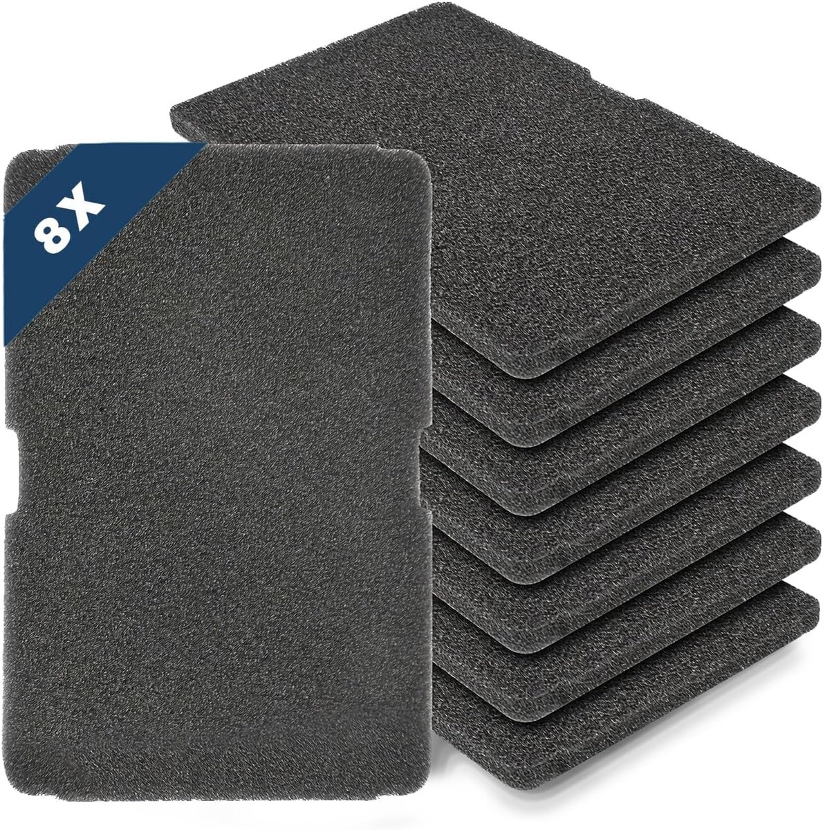 Filters 245 x 155 x 11 mm dryer filter vervanging sponsfilter filtermat voor warmtepompdroger, compatibel met Beko Grundig Blomberg ElektraBregenz vervangt 2964840100