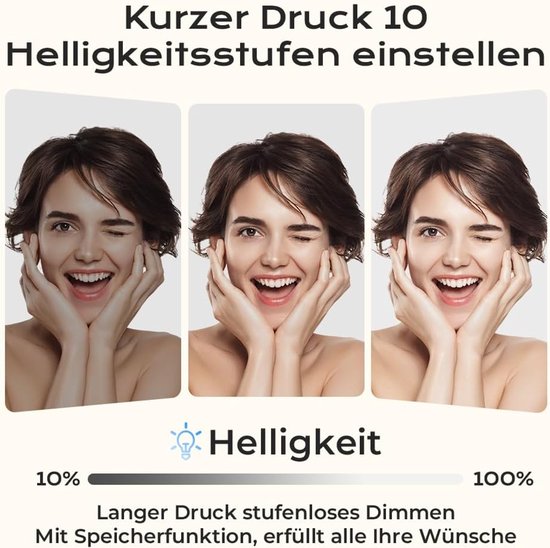 Lumiere Selfie-telefoon, 128 LEDS, RGB-Modus | Selfielamp 3000-6500 K 8 kleuren, met instelbare helderheid, oplaadbaar via USB, voor telefoon, camera, computer — afbeelding 2