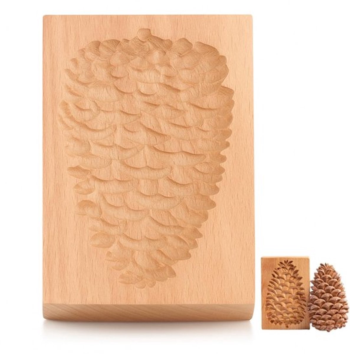 Houten koekjesvorm beukenhout, eenvoudig schoonmaken