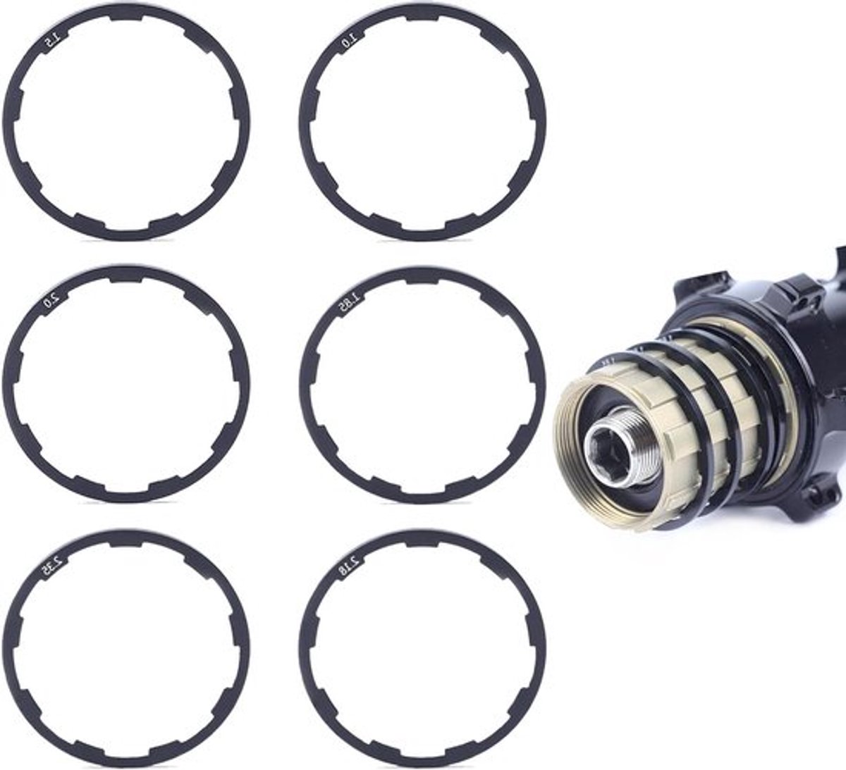 Inovra Plus - Fiets-binnenlagers voor trapas fiets racefiets mountainbike - Set van