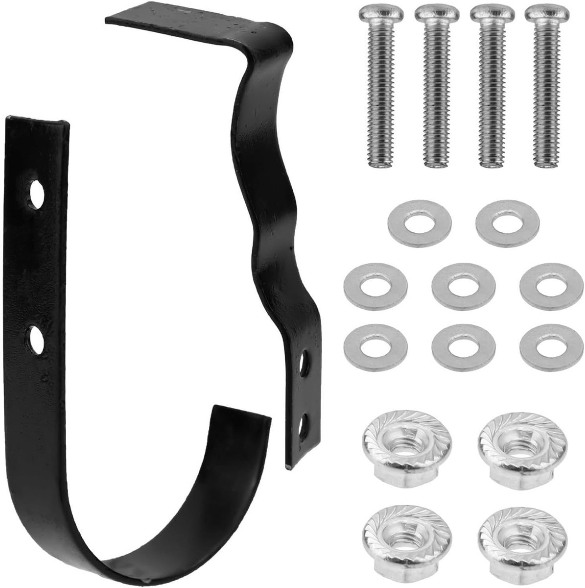 Brievenbus Vergrendeling - Klink Handgreep - Post Veilig Opbergen - Stevige IJzeren Constructie - 19x35x19 mm - Zilverkleurig