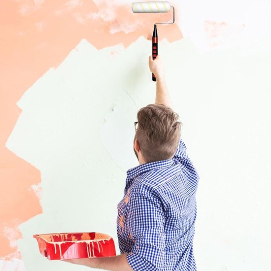 Verfrollerstok - Verlengstuk roller - Muren schilderen - Telescopisch ontwerp - 90 cm - Niet gespecificeerd — afbeelding 4