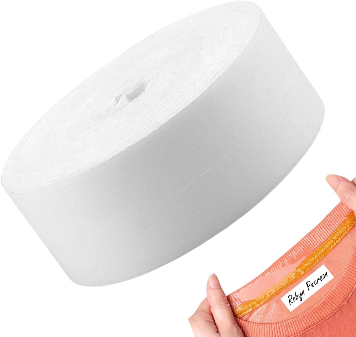 Naamplaatjes Om Strijken - Wasbare Labels - Kleding Markeren - Bestand Tegen Wassen - 25 x 800 cm - Meerkleurig