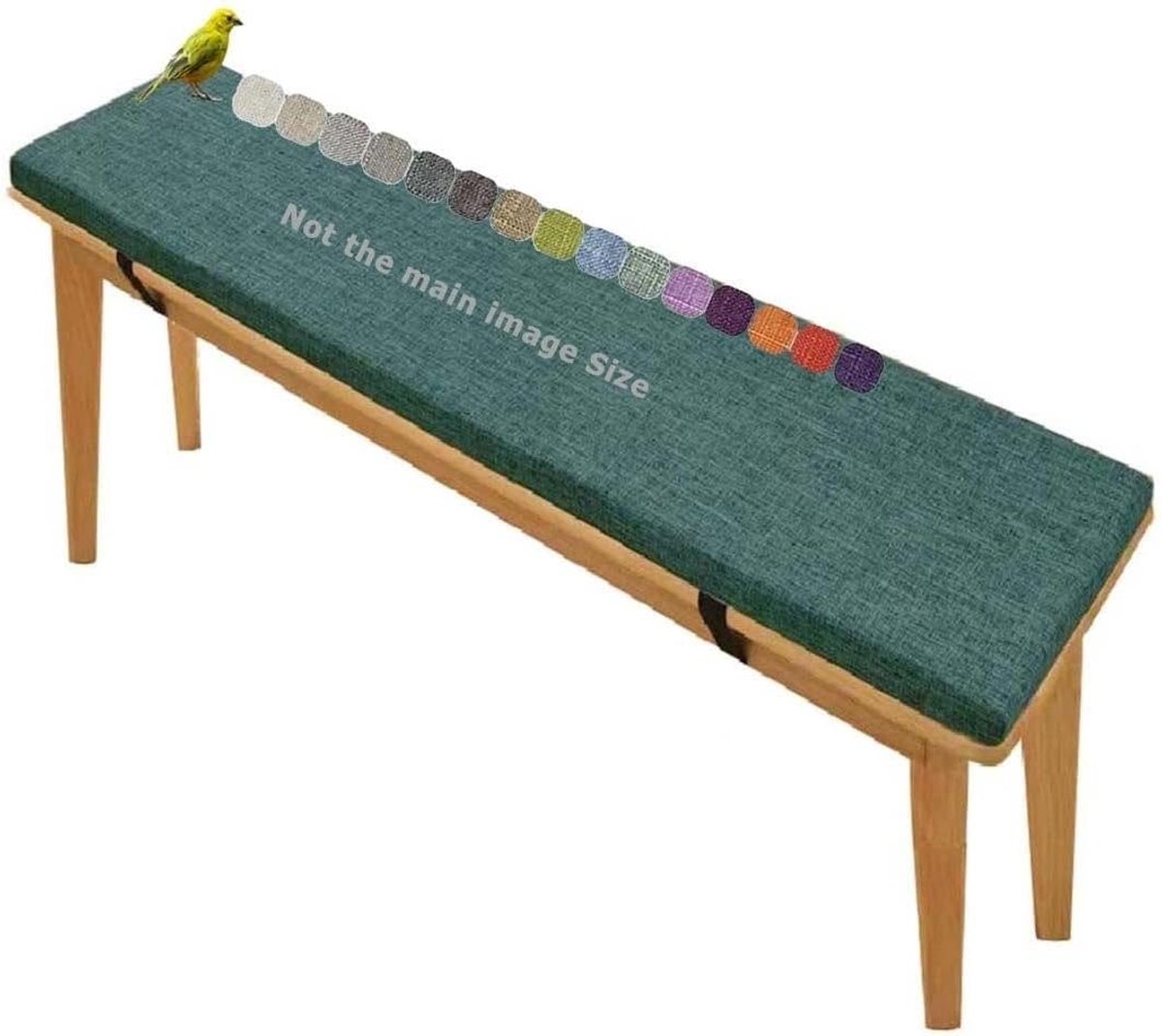 Bank Kussen - Zitkussen Buiten - Buiten Ontspannen - Afneembare Hoes - 150 x 40 cm - Beige