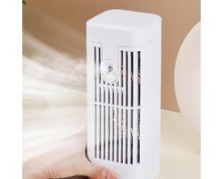 Draagbare Airco - Persoonlijke Cooler - Snelle Koeling - Spray Functie - 120ml Tank - Wit