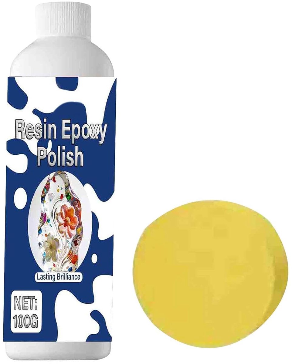 Epoxy Polijstpasta - Hars Sponsset - Meubels Herstellen - Verwijdert Vlekken - 100g Pasta - Niet Gespecificeerd
