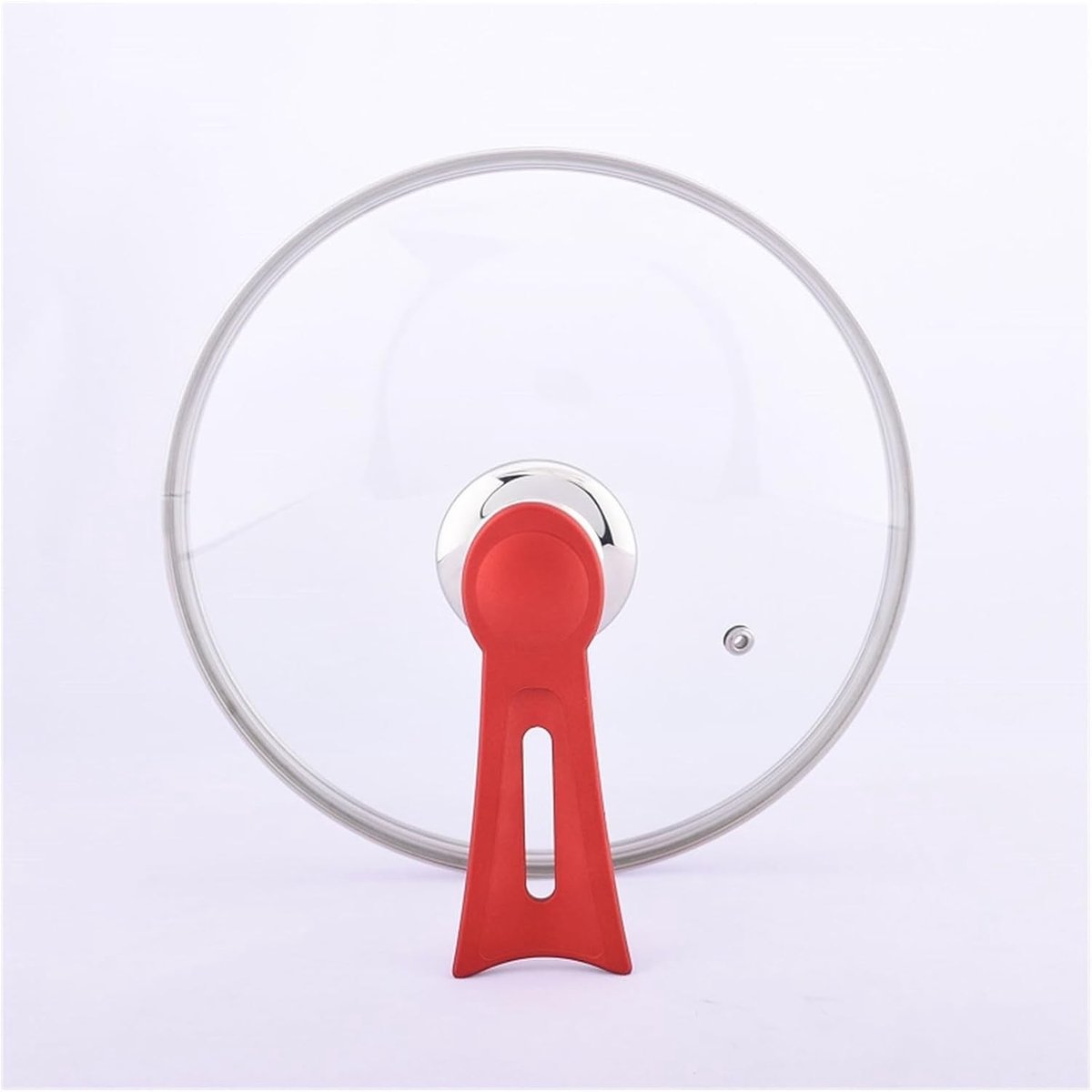 Glazen Pannendeksel - Universeel Deksel - Koken en Stoven - Schokbestendig Gehard Glas - 26 cm - Transparant