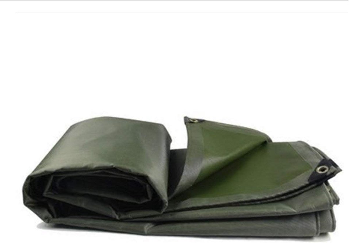 Waterdicht Tarp - Afdekzeil Regen - Bescherming Buiten - Scheurvast - 2x2m - Groen