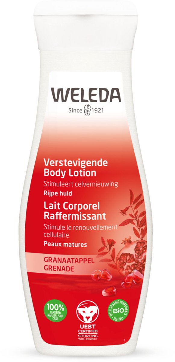 Bol.com WELEDA Granaatappel Verstevigende Body Lotion - Sinaasappel, Davana & Vanille - Verzorgt & Verstevigt De Rijpe Huid - Pr... aanbieding