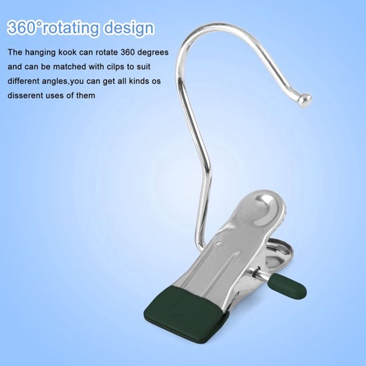 Kleding Clips voor Tailleren Dailygoods- Klemhaken 30 Stuks Donkergroen
