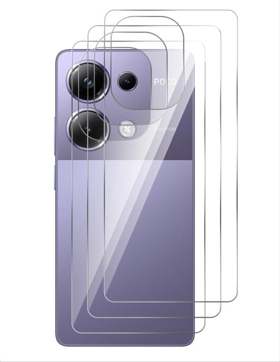 Rugbeschermer Allecto - flexibel ultradun voor Xiaomi Poco M6 Pro