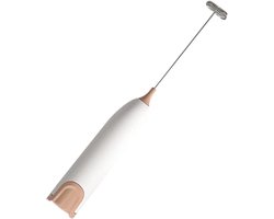 Elektrische Opschuimer - Handgarde Melk - Drankjes Maken - Snel Romig Schuim - 3.2 x 23.6 cm - Wit