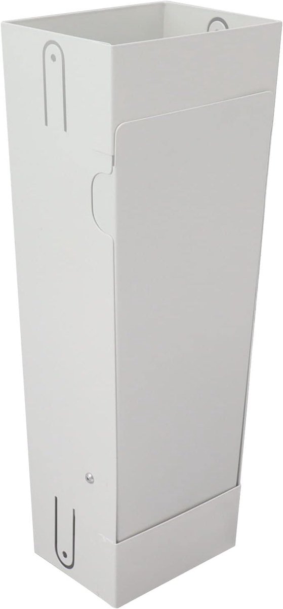 Regenwateropvangsysteem - Regenpijp omleider - Water verzamelen - Overschilderbaar ijzer - 3 x 4 inch - Grijs