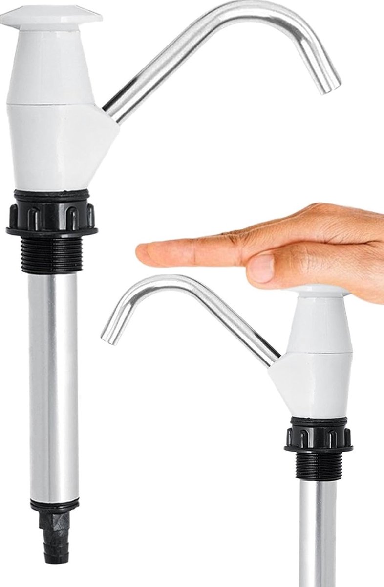 Handmatige Waterpomp - Kraanpomp - Kamperen Buiten - Energiezuinig - 275-41 cm - Wit
