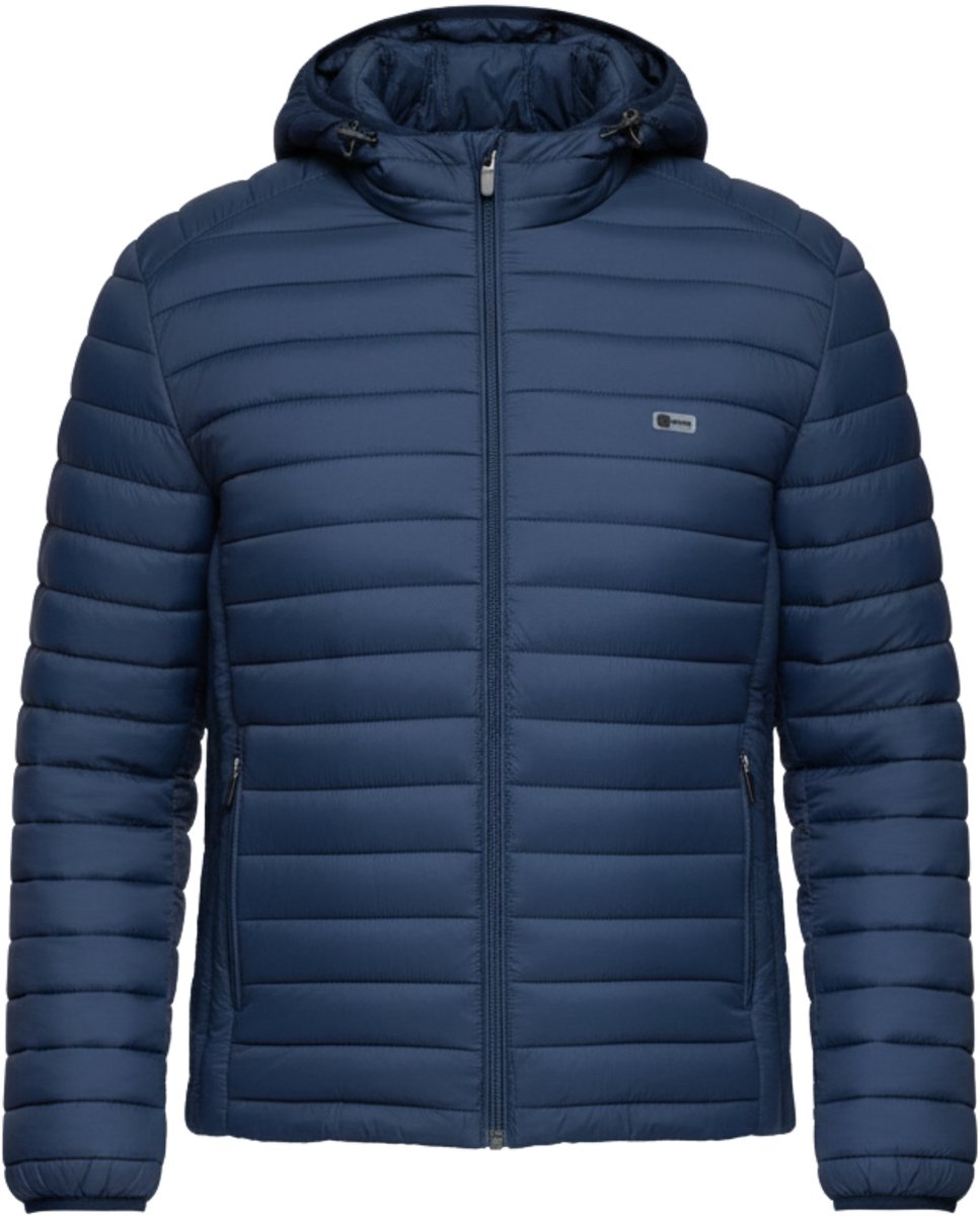 OMBRE Jas - Polyamide - Rits - Effen Marine M