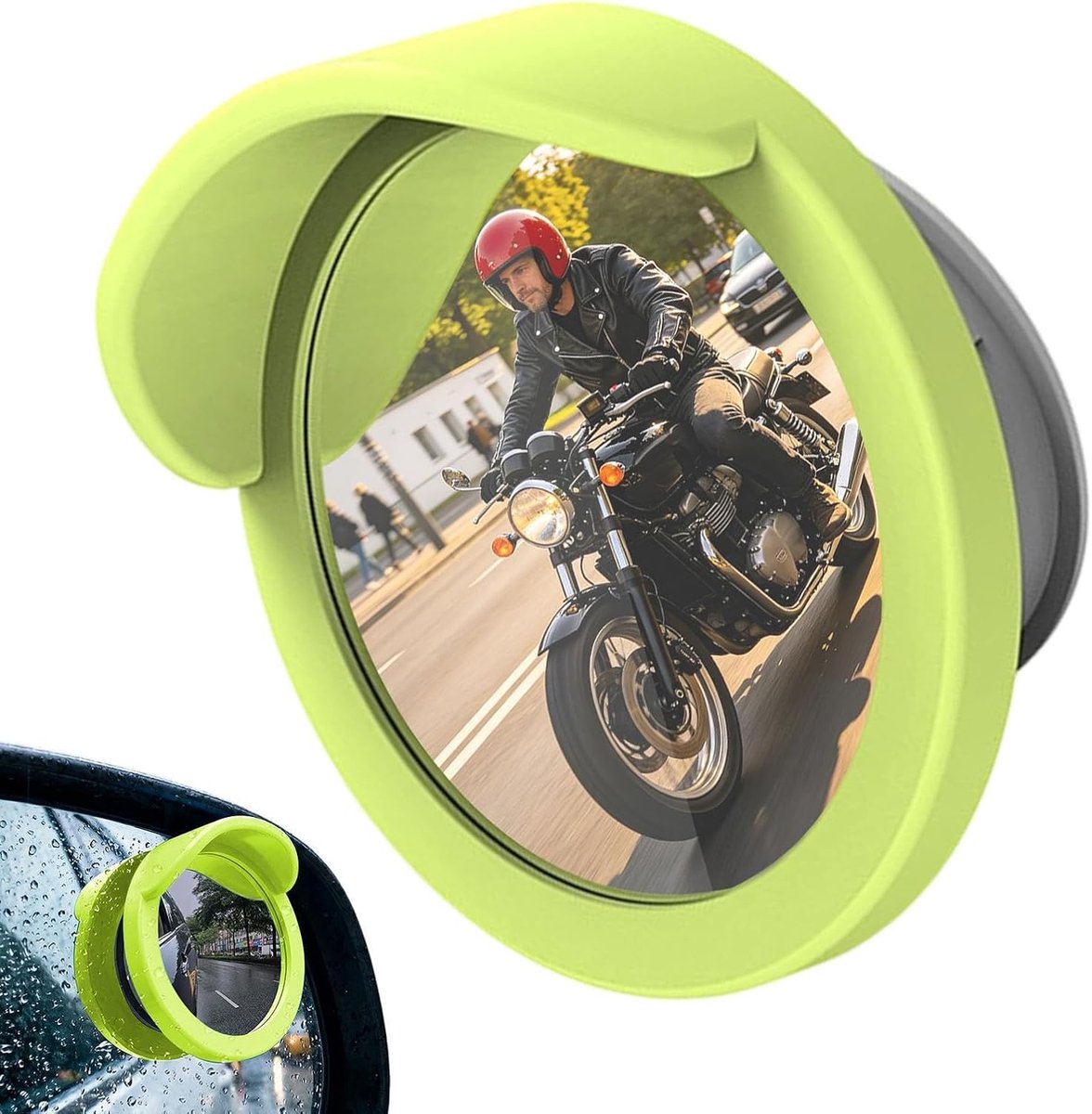 Dodehoek Spiegel Auto - Zijzicht Spiegel - Veilig Rijden - Helder Glas - Universele Pasvorm - Groen