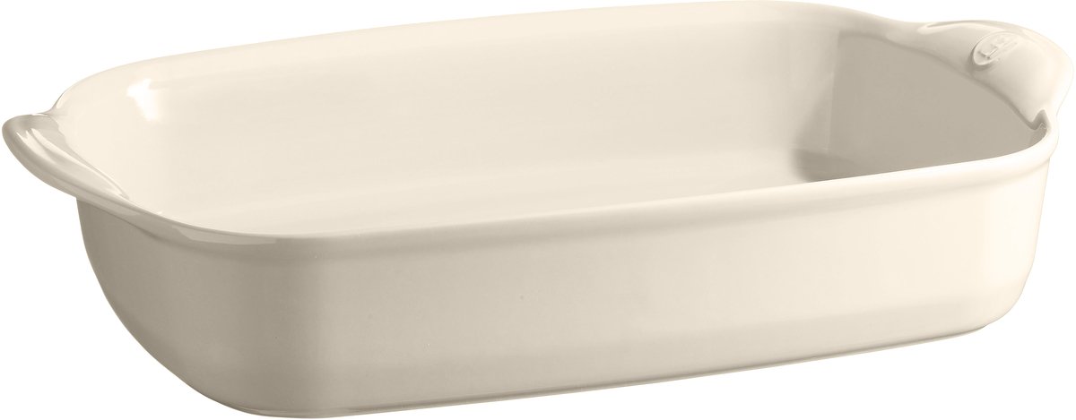 Emile Henry Schaal rechthoekig E-box - 420x270mm - Argile