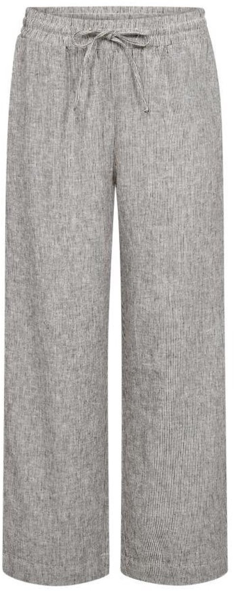 Freequent Broek Fqlava Pants 204430 Coffee Bean W. Star Off White Dames Maat - XL