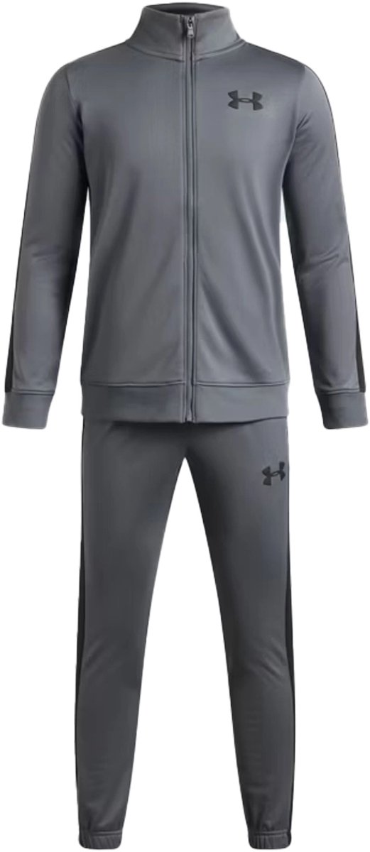 Under armour rival knit track suit in de kleur grijs.