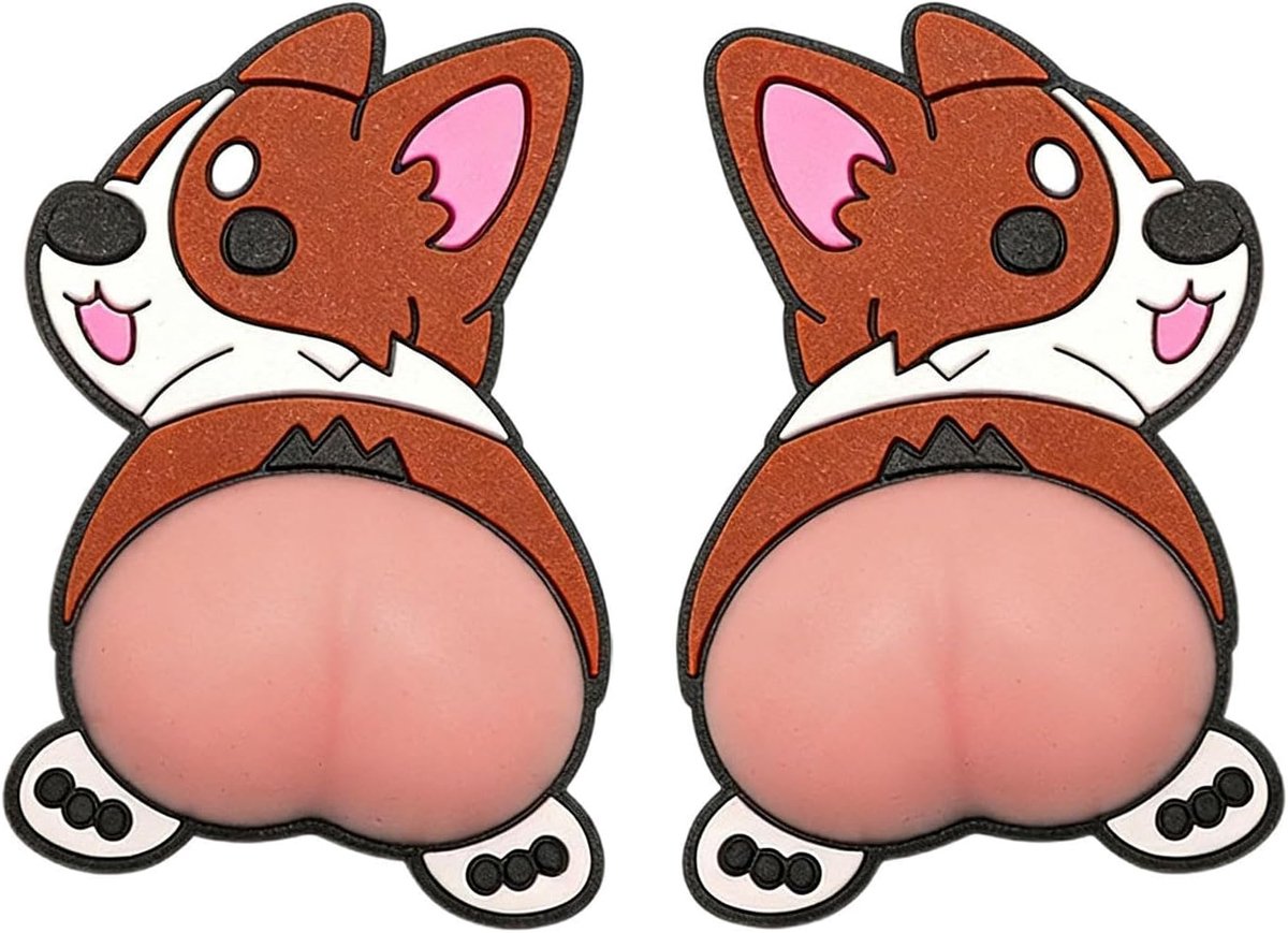 Deurstopper - Wandbeschermer - Schade voorkomen - Zachte siliconen - 8.4 cm - Meerkleurig