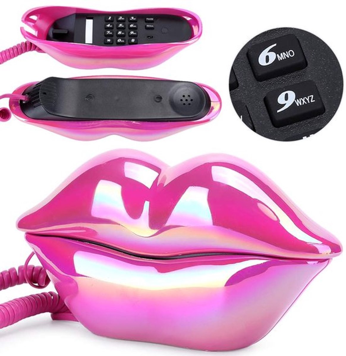 Unieke decoratie lip telefoon dailygoody
